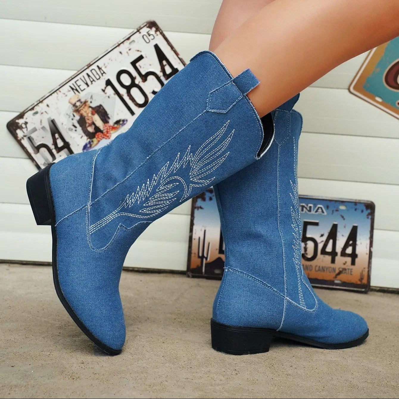 Rosgrove | Women - Cowboy Boots - Soft Stylish Design