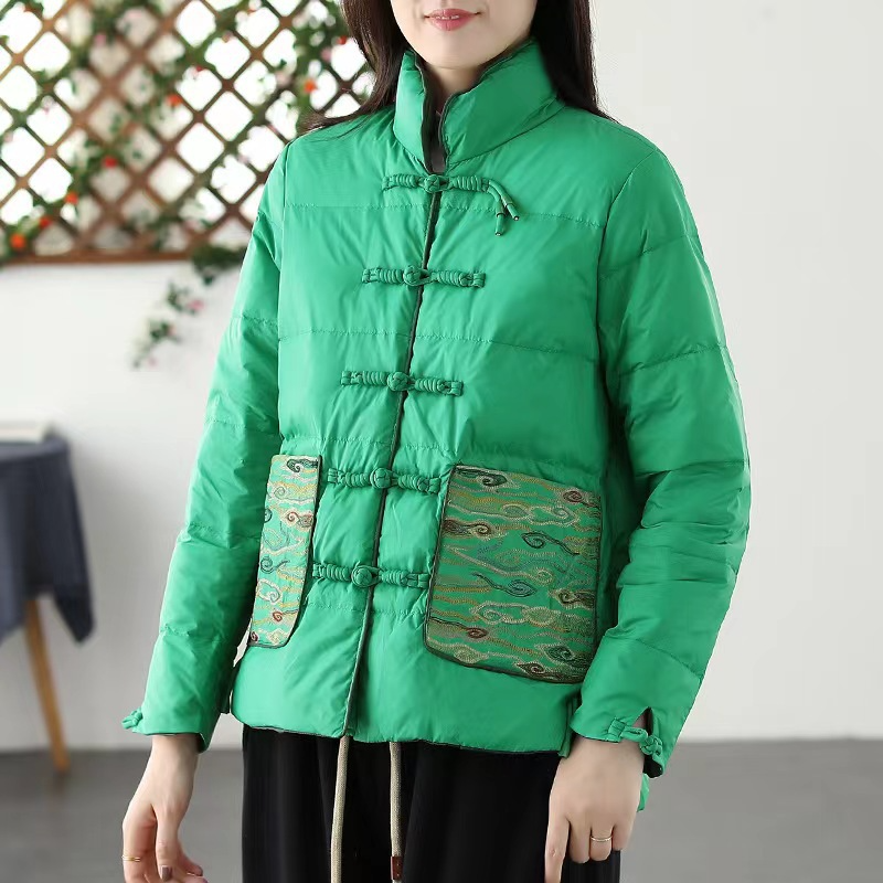 Rosgrove | Women - Stand Collar Padded Jacket - Loose Fit