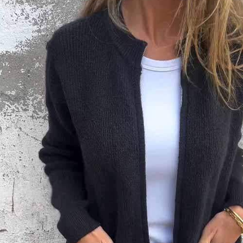 Rosgrove | Women - Open Front Knit Cardigan – Relaxed Fit