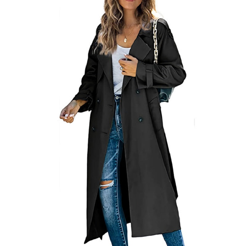 Rosgrove | Women - Trench Coat - Long Belted Classic Fit