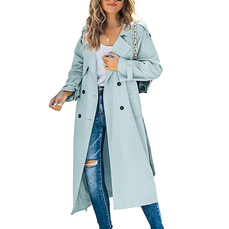 Rosgrove | Women - Trench Coat - Long Belted Classic Fit