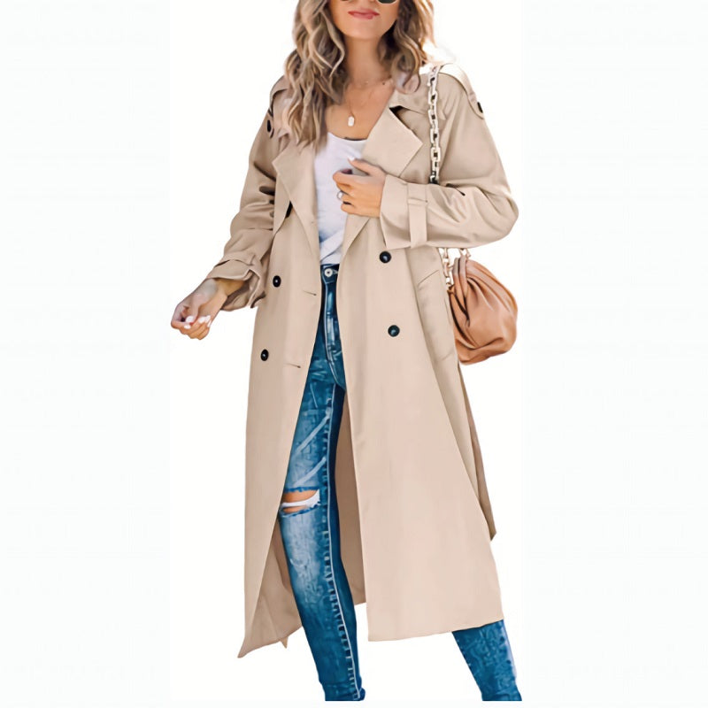 Rosgrove | Women - Trench Coat - Long Belted Classic Fit
