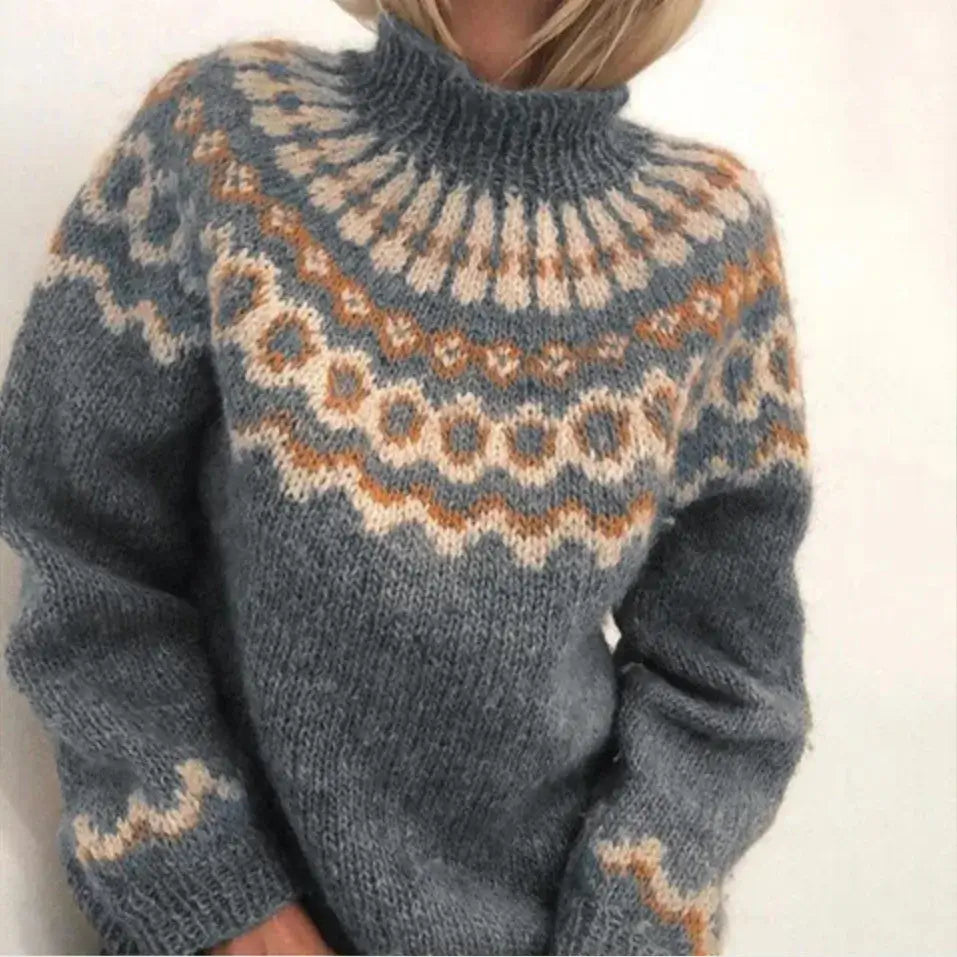 Rosgrove | Women - Turtleneck Jumper - Norwegian Style