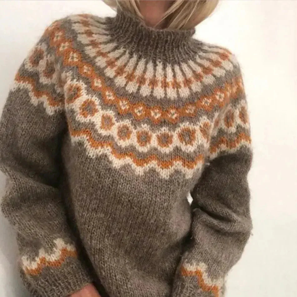 Rosgrove | Women - Turtleneck Jumper - Norwegian Style