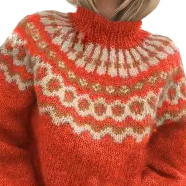Rosgrove | Women - Turtleneck Jumper - Norwegian Style