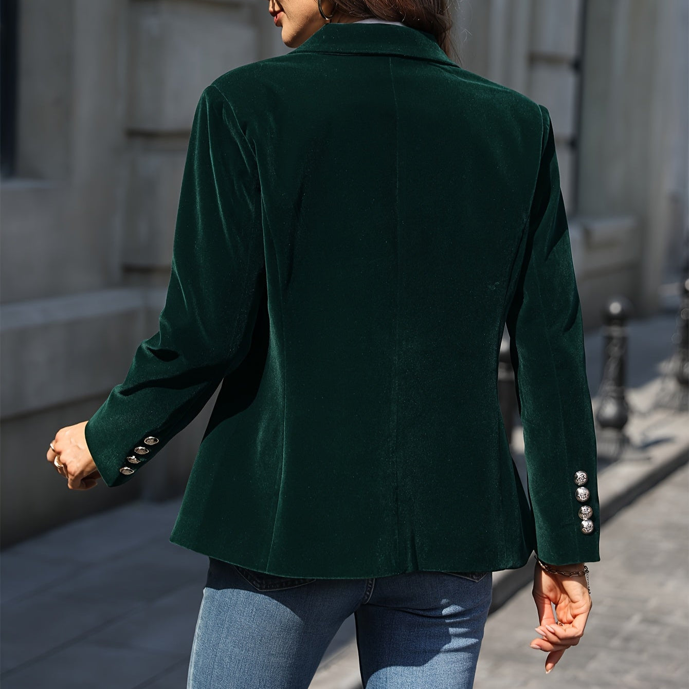 Rosgrove | Women - Structured Fit Blazer - One-Button Closure