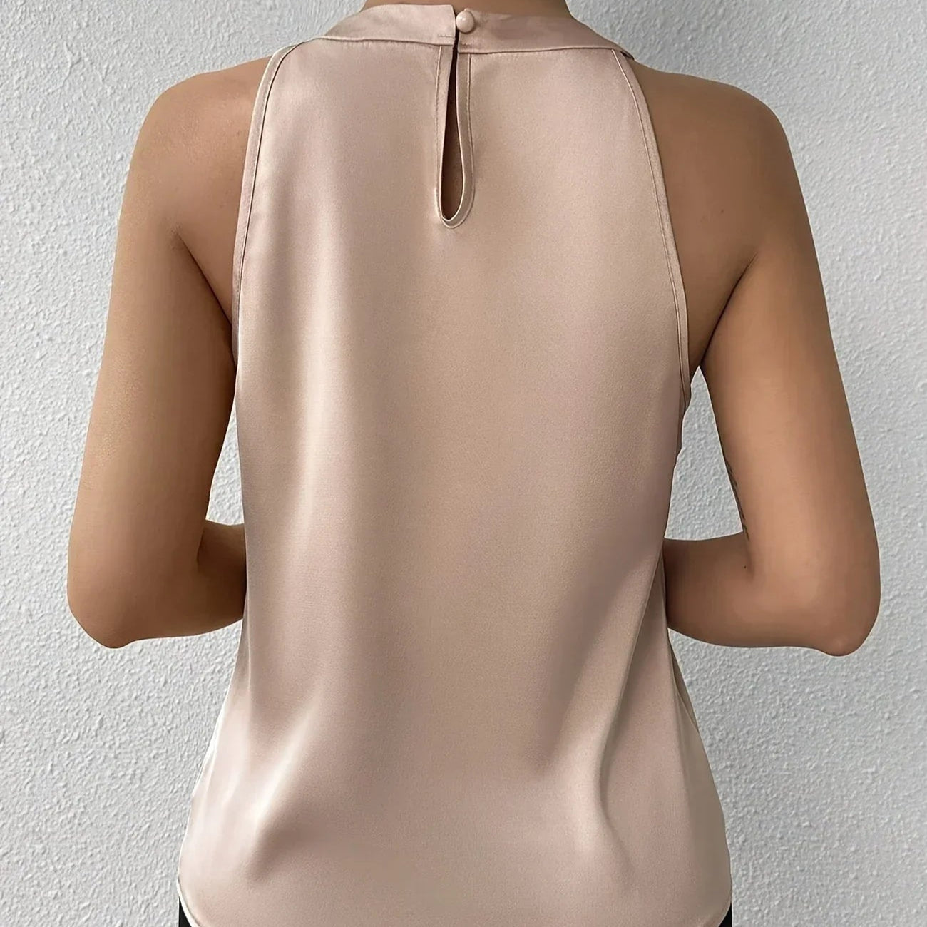 Rosgrove | Women's - Sleeveless Blouse - Elegant Polyester Fabric - Lightweight Office Top
