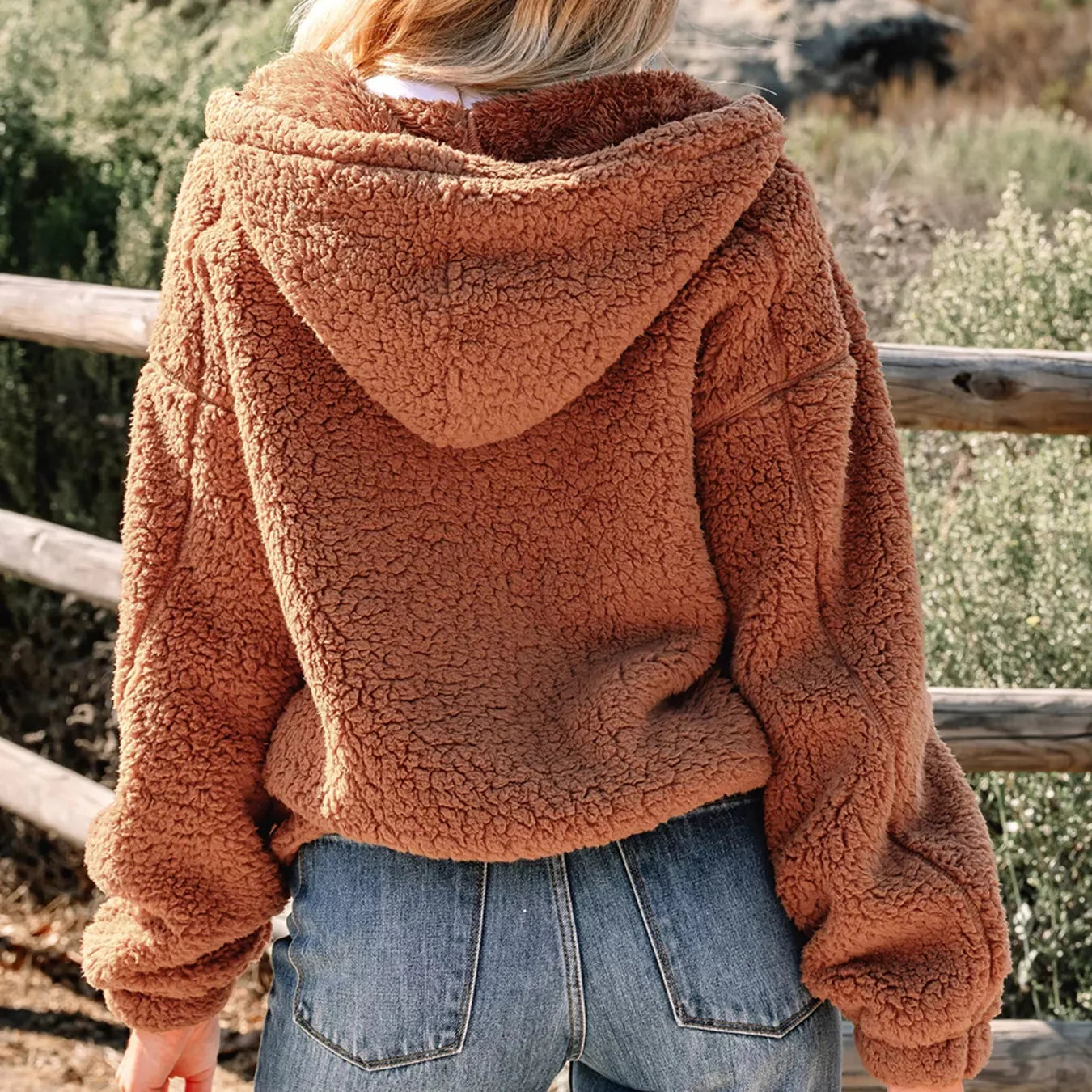 Rosgrove | Women - Teddy Jacket - Relaxed Zip-Up Style