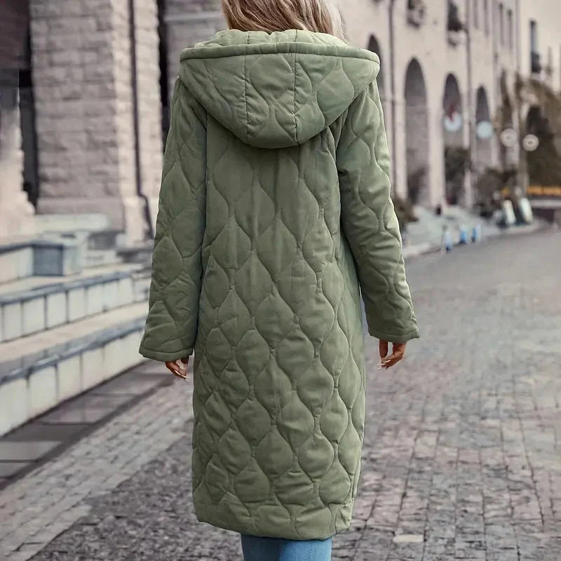Rosgrove | Women - Quilted Hooded Coat - Cotton Blend