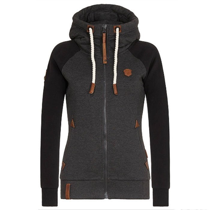 Rosgrove | Women - Zip-Up Knitted Hoodie - Long Sleeve
