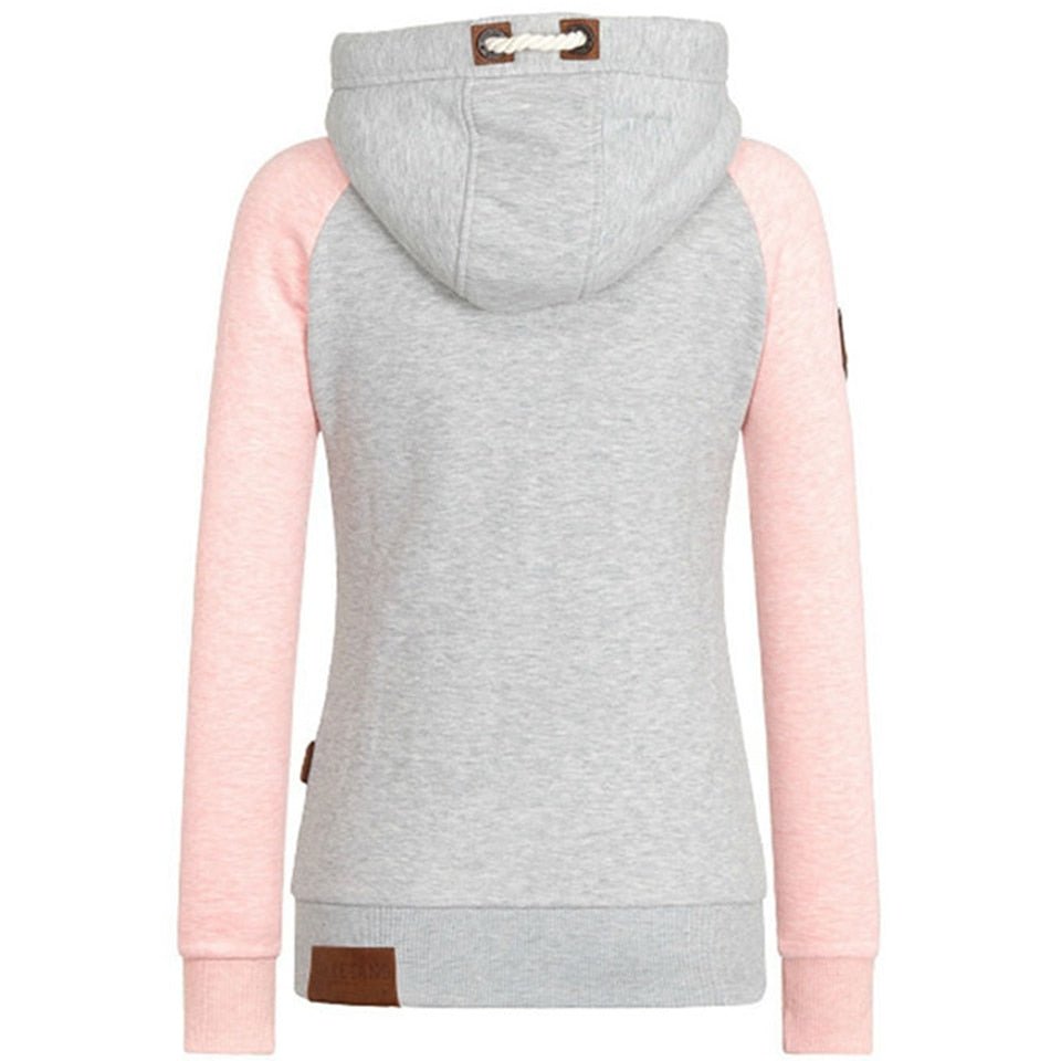 Rosgrove | Women - Zip-Up Knitted Hoodie - Long Sleeve