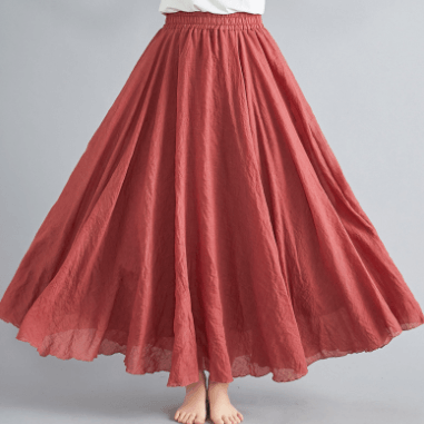 Rosgrove | Women - Skirt - Maxi Pleated - Boho Style