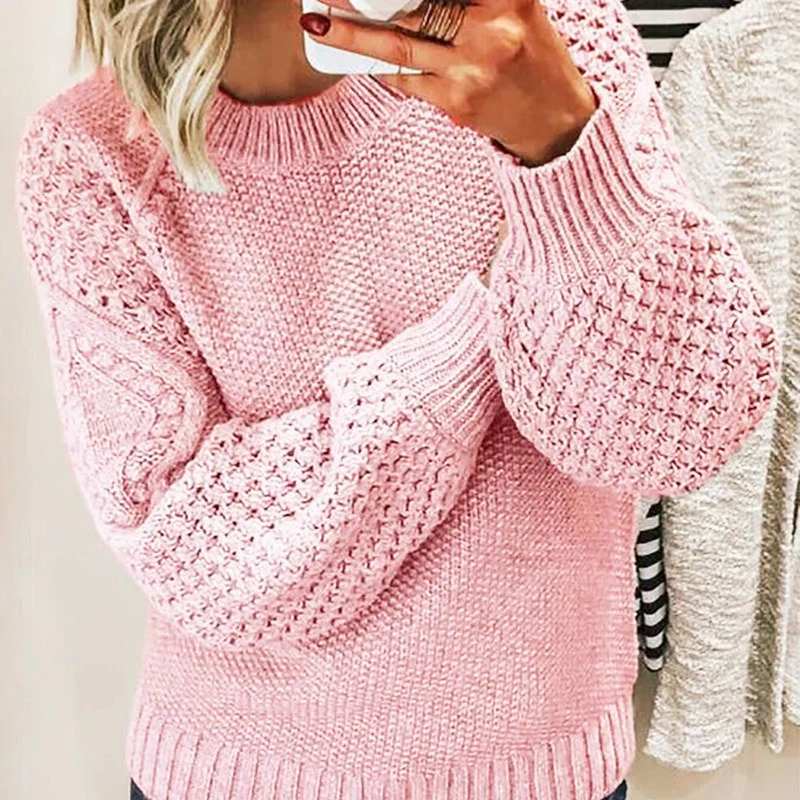 Rosgrove | Women - Oversized Knit Sweater - Wool Blend