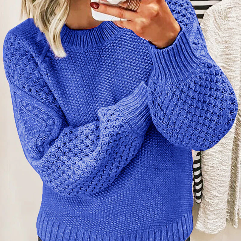 Rosgrove | Women - Oversized Knit Sweater - Wool Blend