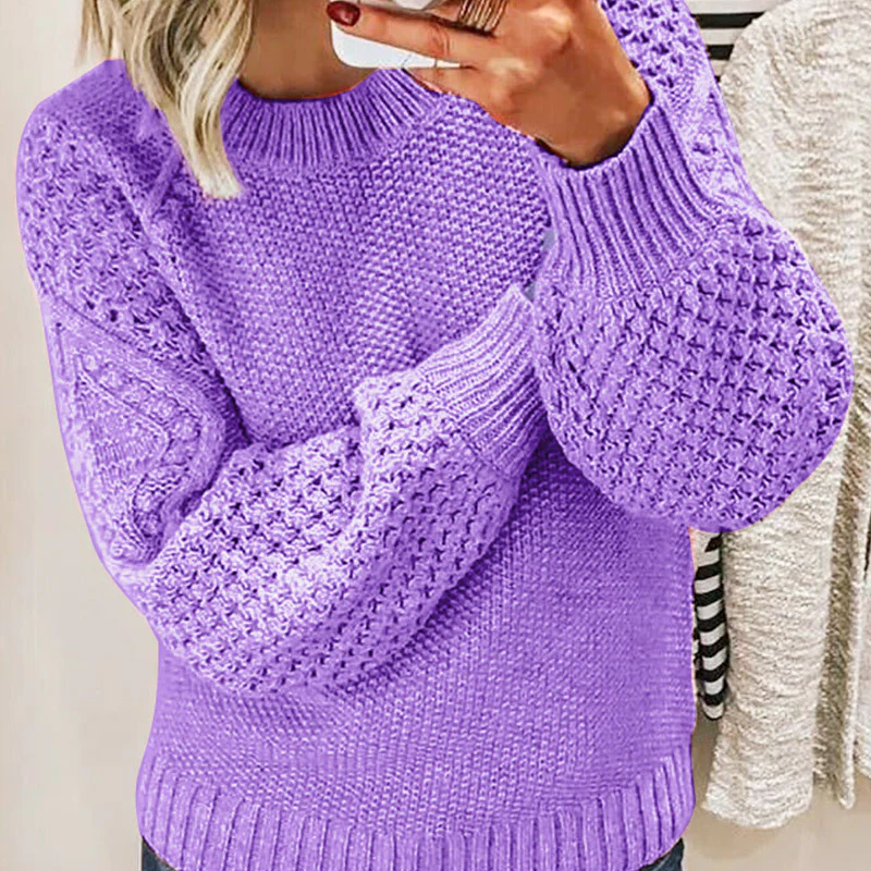 Rosgrove | Women - Oversized Knit Sweater - Wool Blend