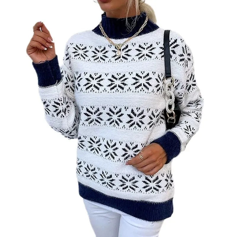 Rosgrove | Women - Snowflake Knit Jumper - Wool Blend