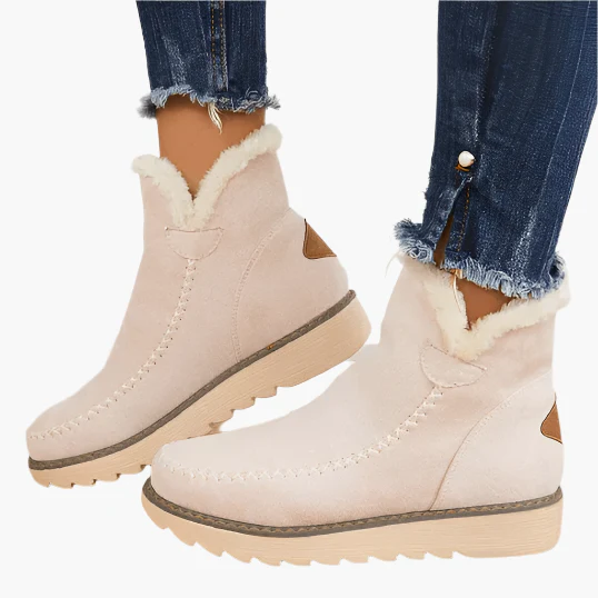 Rosgrove | Women - Faux Fur Lined Snow Boots - Suede Look