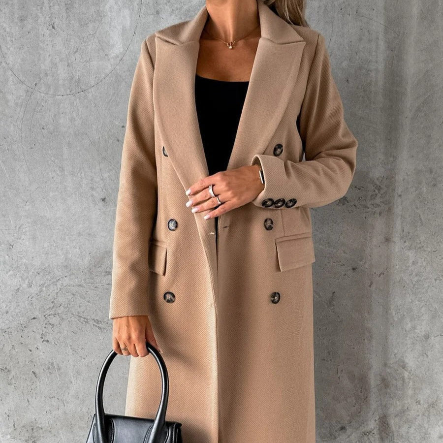 Rosgrove | Women - Tailored Fit  Longline Coat – Wool Blend