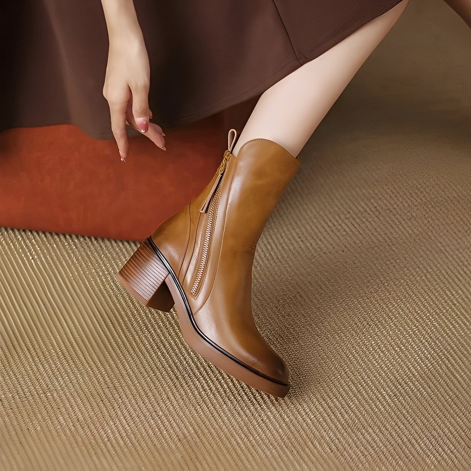 Rosgrove | Women - Stylish Leather Ankle Boots