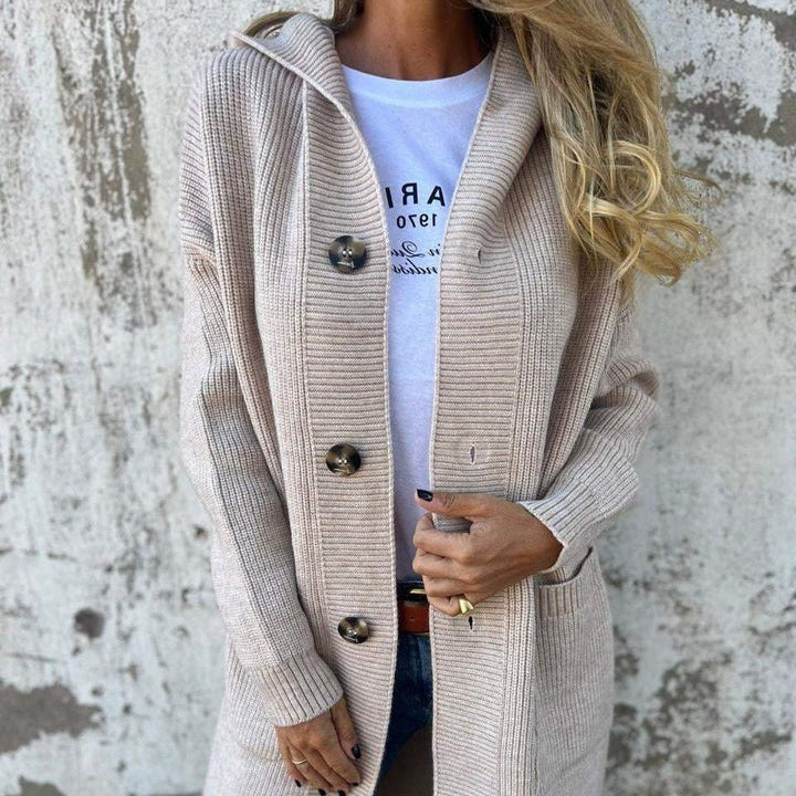 Rosgrove | Women - Wool Knit Long Cardigan – Relaxed Fit