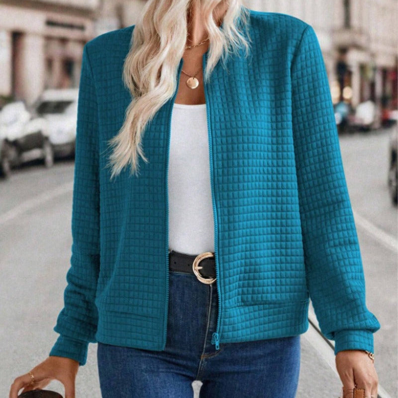 Rosgrove | Women - Quilted Jacket - Relaxed Fit - Zipper Front