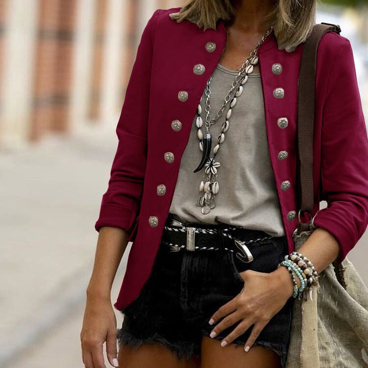 Rosgrove | Women - Structured Fit Tailored Jacket - Woven Fabric