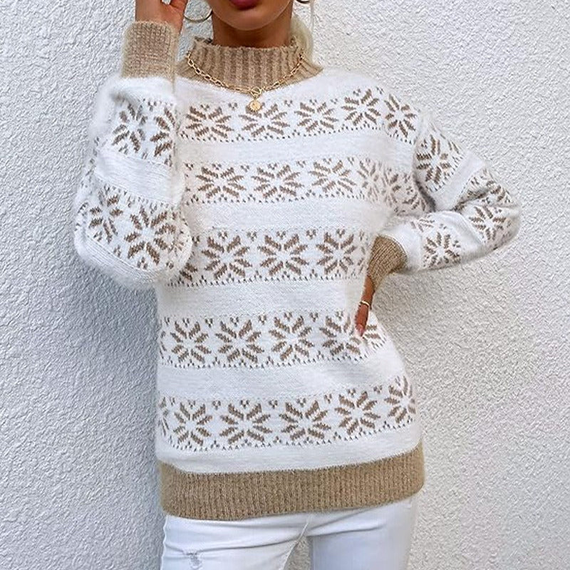Rosgrove | Women - Snowflake Knit Jumper - Wool Blend