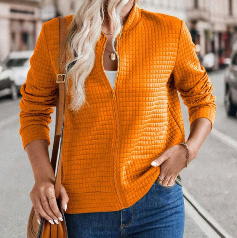 Rosgrove | Women - Quilted Jacket - Relaxed Fit - Zipper Front