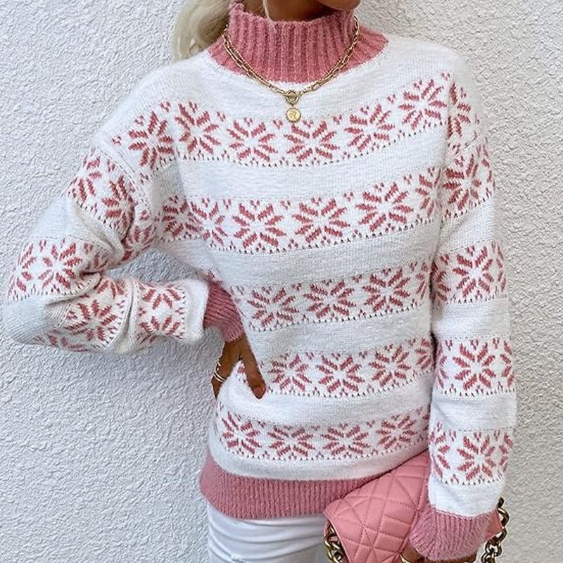 Rosgrove | Women - Snowflake Knit Jumper - Wool Blend
