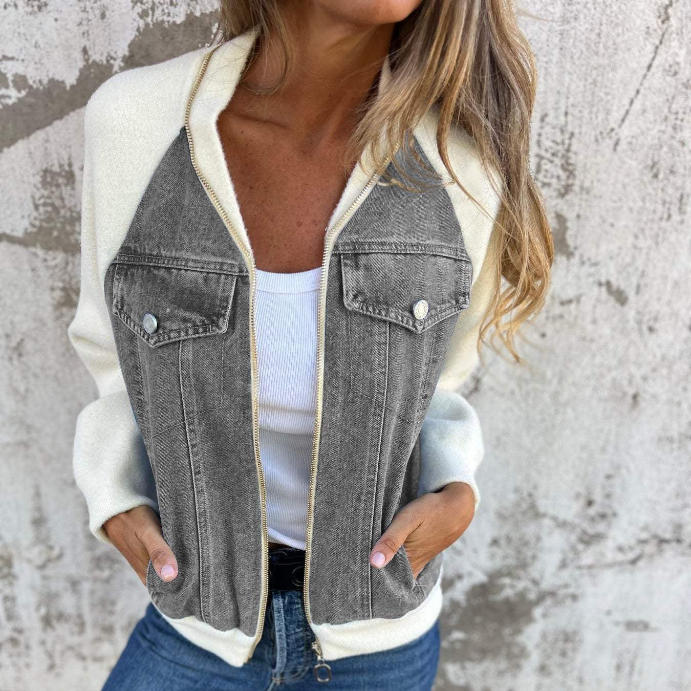 Rosgrove | Women - Denim Jacket - Classic Casual Style