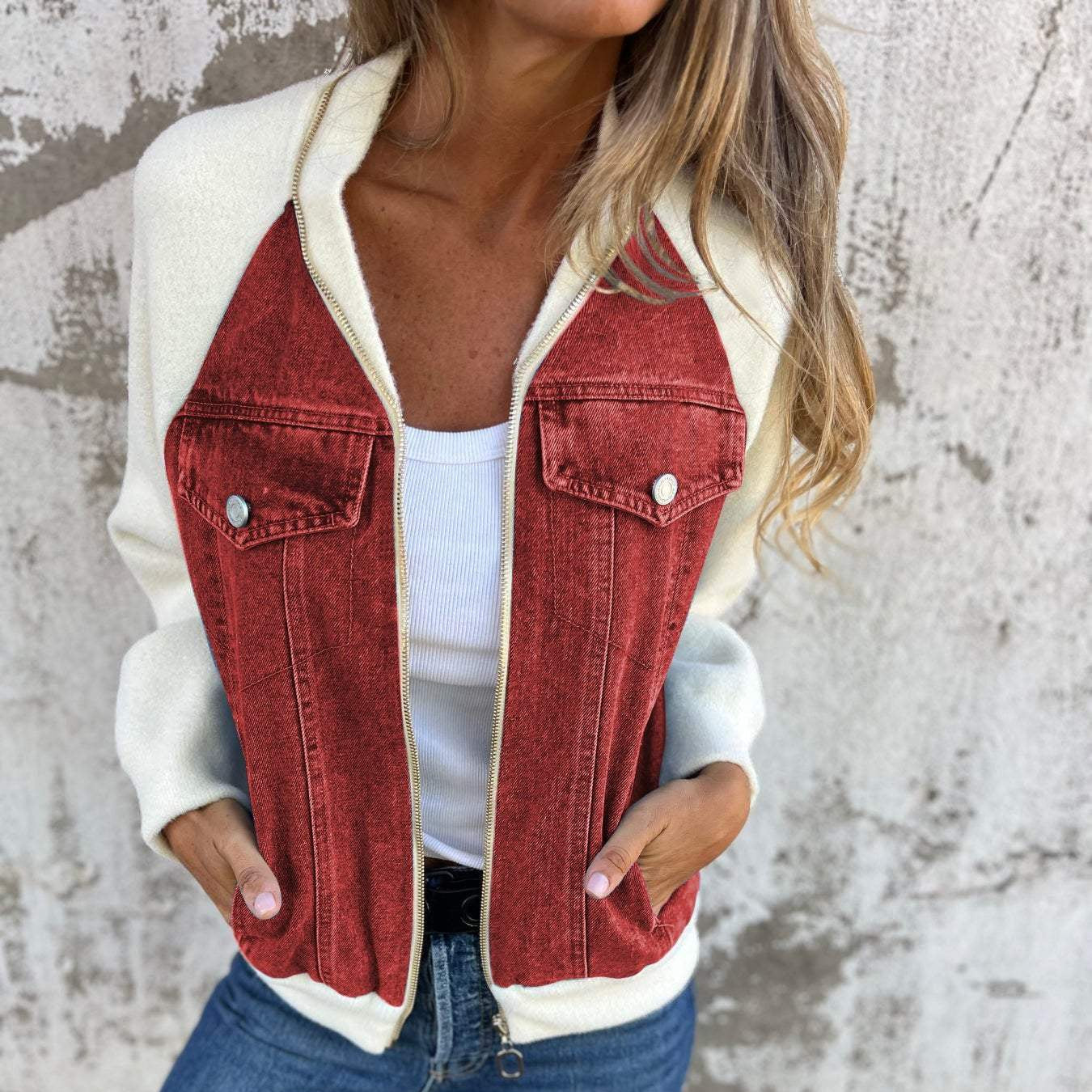 Rosgrove | Women - Denim Jacket - Classic Casual Style