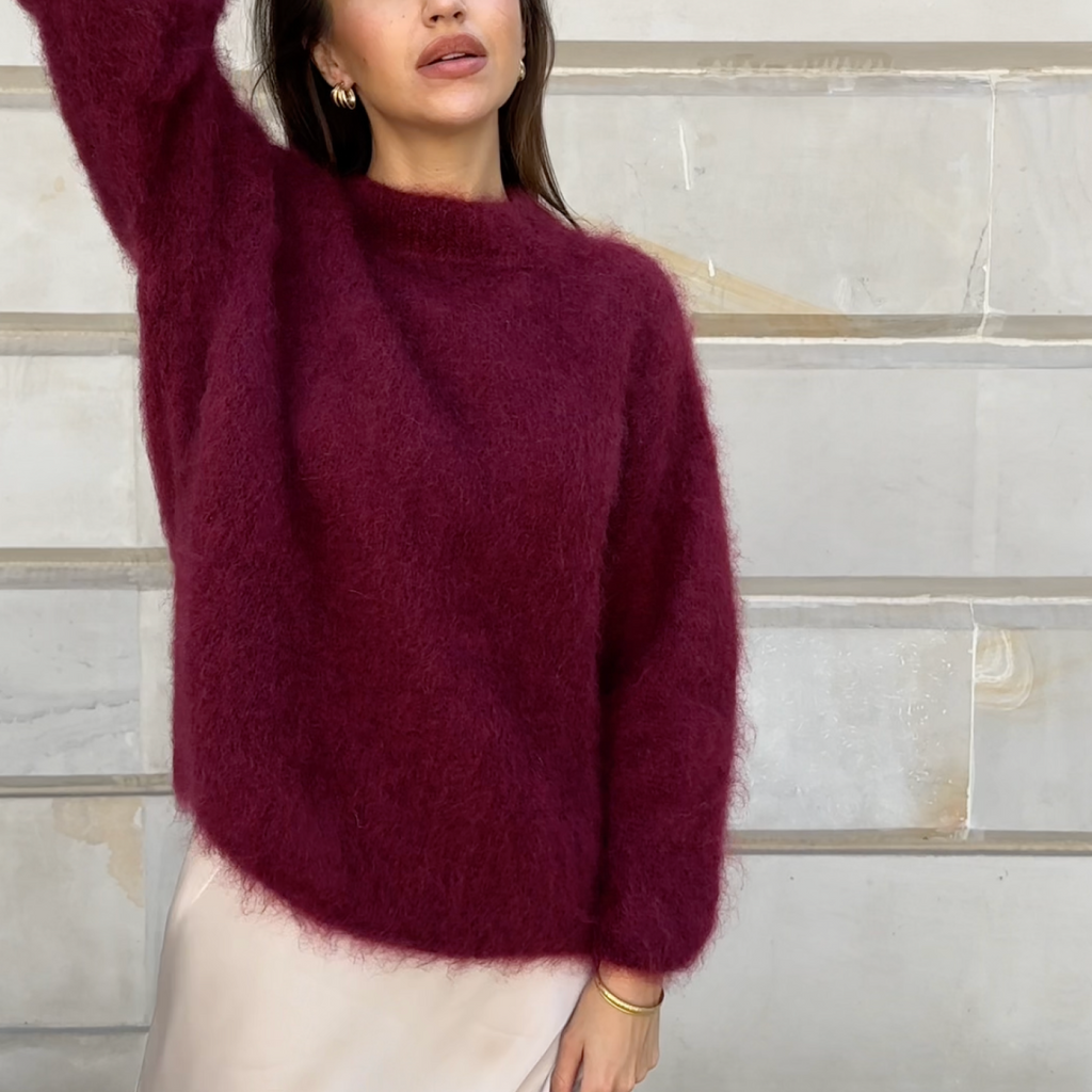 Rosgrove | Women - Soft Relaxed Winter Jumper - Round Neck