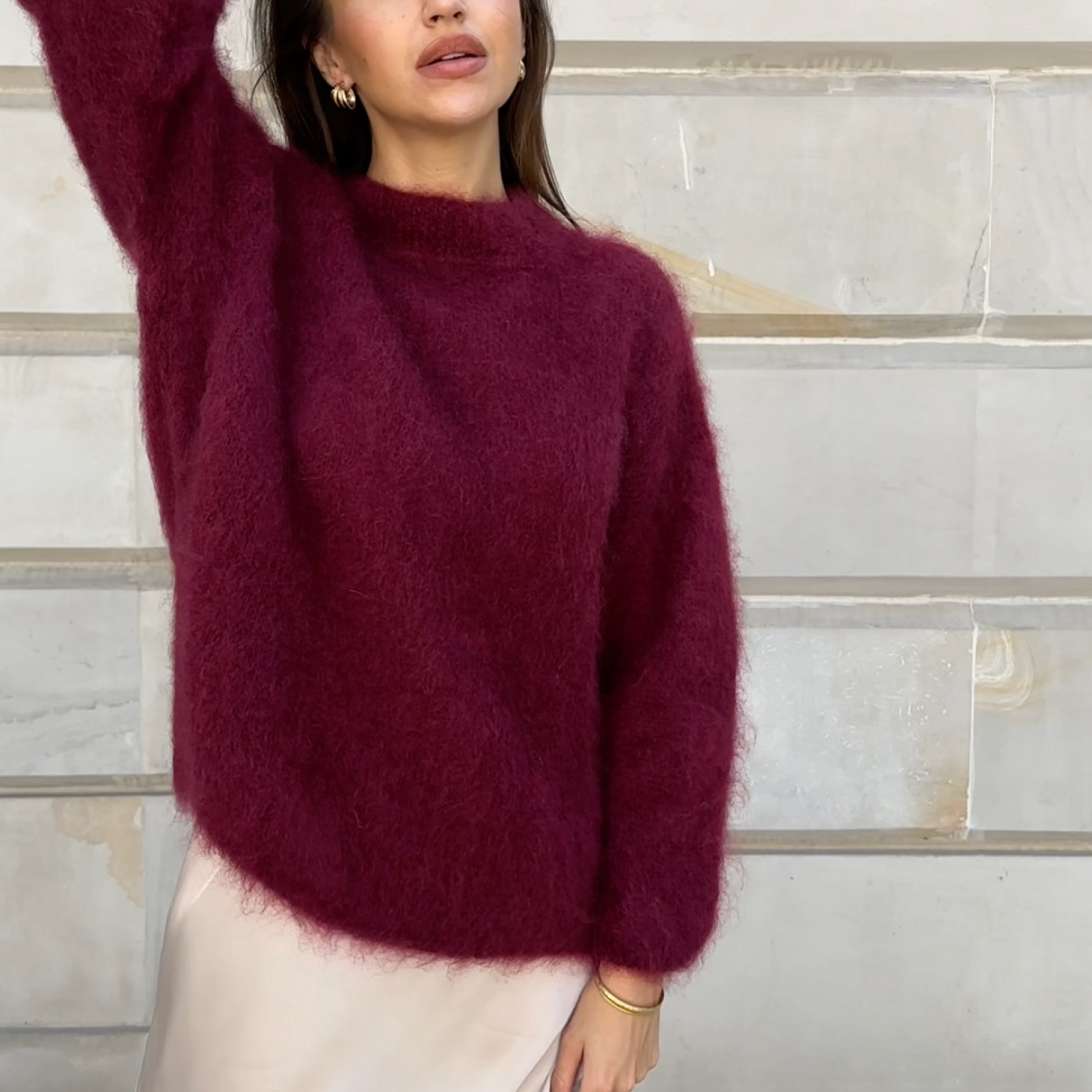 Rosgrove | Women - Soft Relaxed Winter Jumper - Round Neck