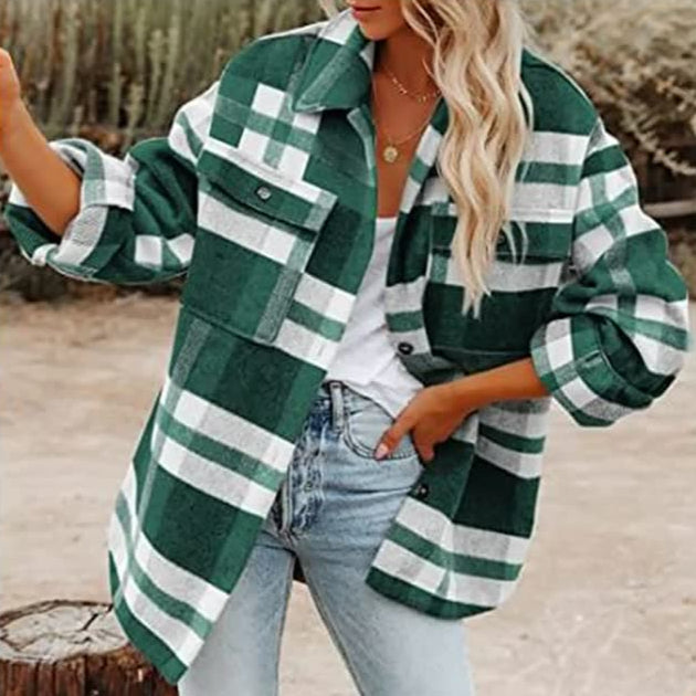 Rosgrove | Women - Checked Blouse - Cotton Blend