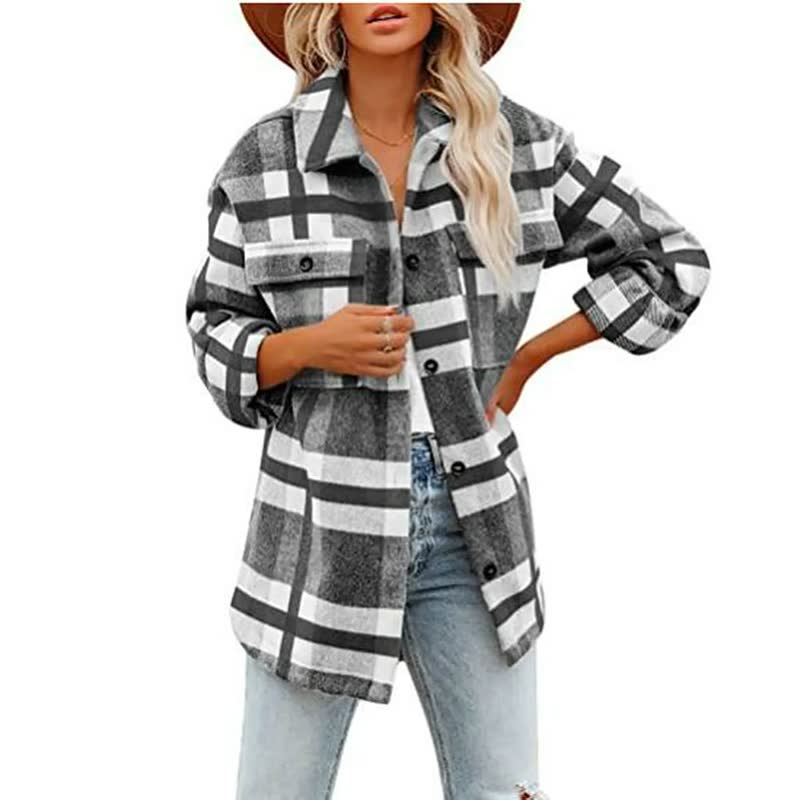Rosgrove | Women - Checked Blouse - Cotton Blend