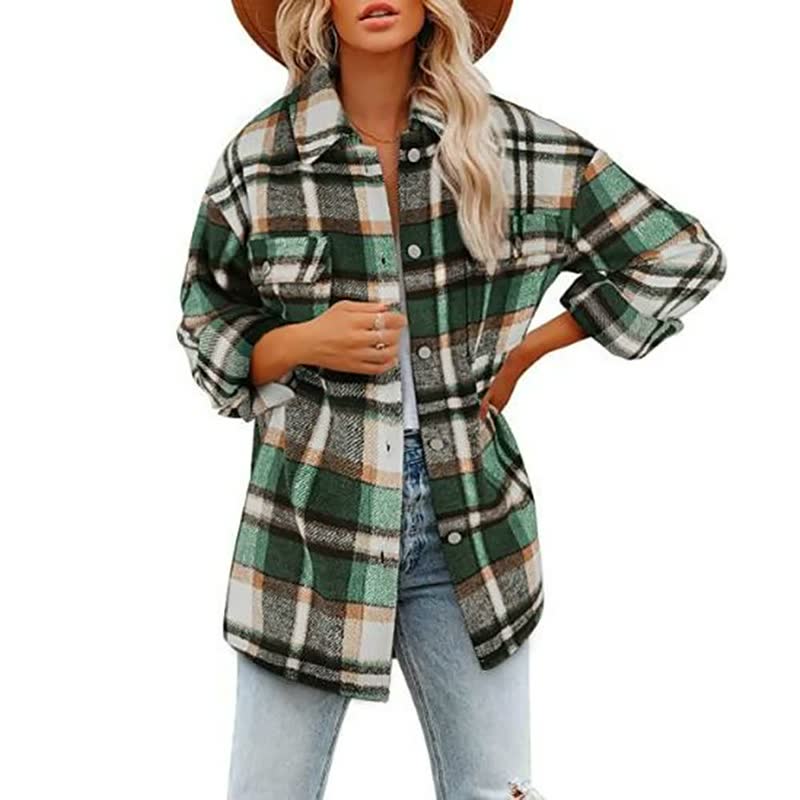 Rosgrove | Women - Checked Blouse - Cotton Blend