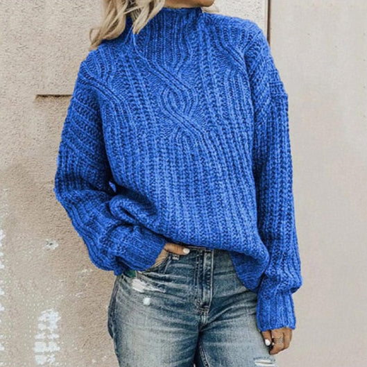 Rosgrove | Women - Winter Cable Knit Jumper - Cosy Style