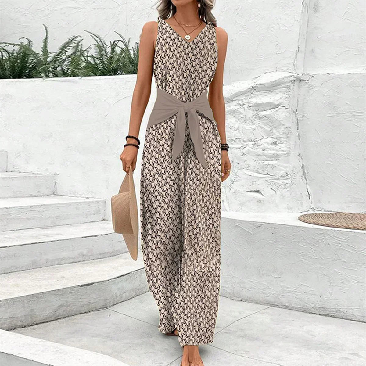 Rosgrove | Sleeveless Women Jumpsuit