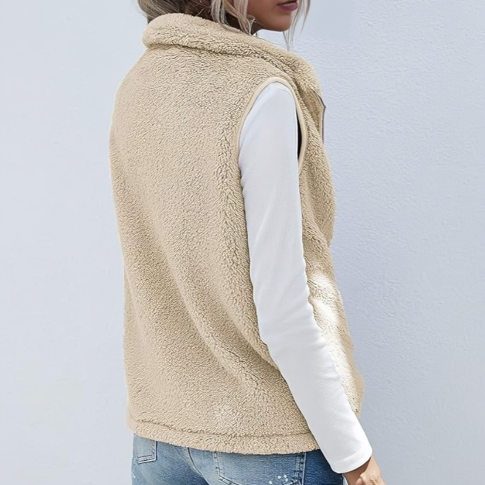 Rosgrove | Women - Cozy Zip Waistcoat - Stylish Fit